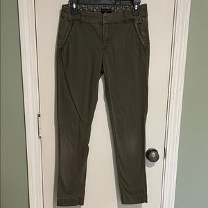 Women's Boutique Olive Ankle length pants
